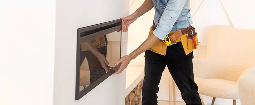 Metal Fireplace Installation in Berea, Ohio