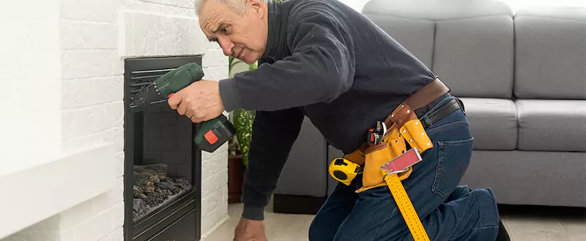 New Indoor Fireplace Installation in Berea, Ohio