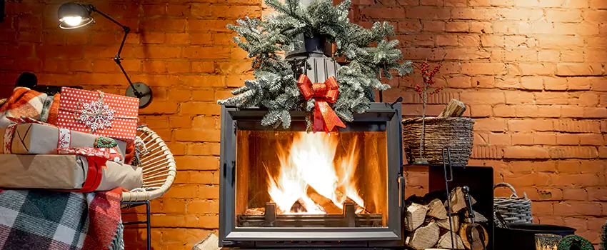 Travis Industries Linear Gas Fireplace Installation in Berea, Ohio