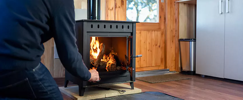 Open Hearth Wood Fireplace Installation in Berea, OH