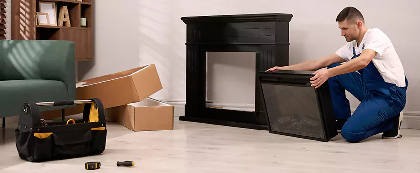 Old Rusted Metal Fireplace Repair And Replacement in Berea, OH